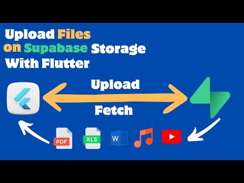 Upload Files to Supabase in Flutter | PDF, Excel, Word, Audio & Video Upload Tutorial | #supabase