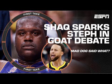 Shaq’s GOAT comments SPARK INTENSE DEBATE by Mad Dog 😂 🐐 | First Take