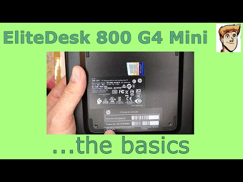 EliteDesk 800 G4 Mini ...the basics
