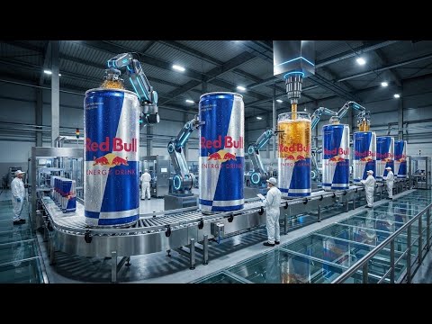Inside the Red Bull Factory | How Red Bull Is Made | Energy Drink Manufacturing Process
