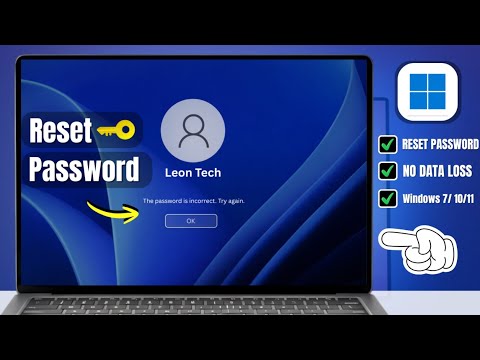 How to Reset Forgotten Password in Windows 10/11 Without Losing Data | Without Disk & USB 2026