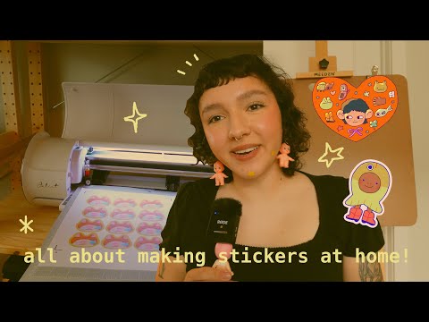 how i make professional quality stickers and sticker sheets at home! equipment, materials & tutorial