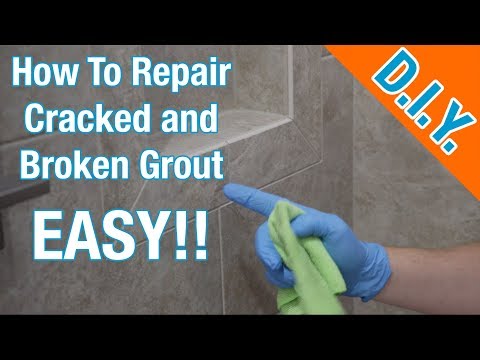 How to Repair Cracked and Worn Grout (Shower)