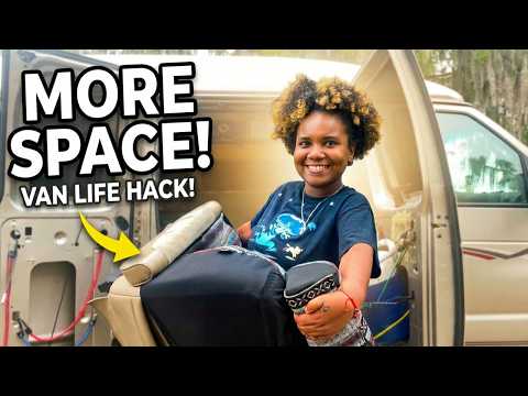 I Needed More Space in My Van… So I Did This 🚐