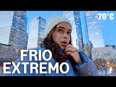 minha rotina para enfrentar -20°C em nova york (NEVASCA HISTÓRICA)