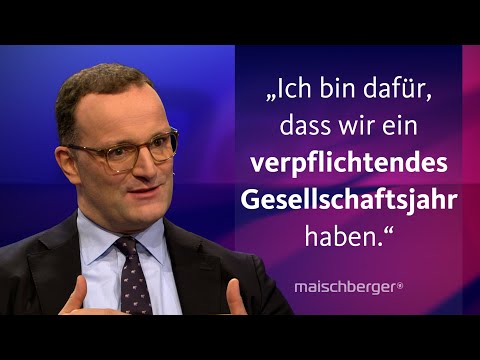 Renteneintrittsalter wird „schrittweise weiter steigen müssen“: Jens Spahn im Gespräch |maischberger