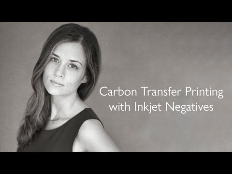 Carbon Transfer Printing with Inkjet Negatives