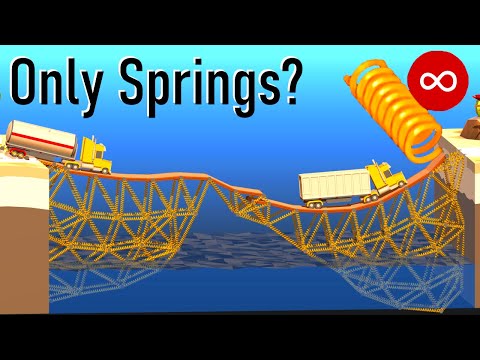 Can You Only Use Springs To Beat Poly Bridge 2?