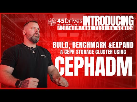 Build, Benchmark and Expand a Ceph Storage Cluster using CephADM: Part 1