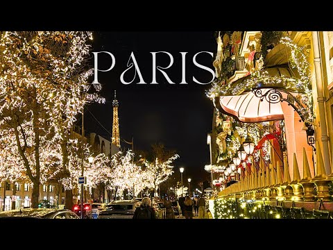 🇫🇷Walking in Paris, City of Lights 🎄Winter Illuminations 2025