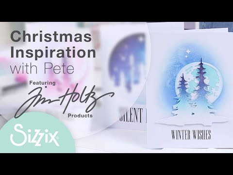 Christmas Card Making with the new Tim Holtz Christmas Collection