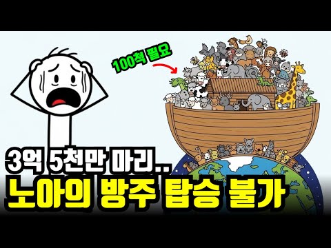 노아의 방주는 실제로 얼마나 커야할까? 모든 동물을 태우는 게 불가능한 진짜 이유