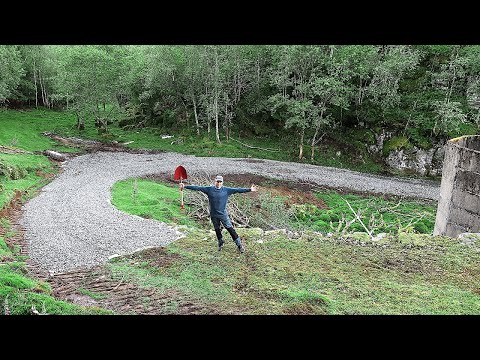 We Made This in 7 Days With Only a Shovel and an Old Tractor