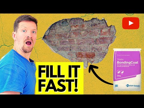 Quickest, EASIEST WAY To Fix Blown Plaster (CRACKS GONE FOREVER)