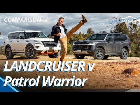 2024 Toyota LandCruiser GR Sport v Nissan Patrol Warrior Comparison | XL off-road SUV showdown