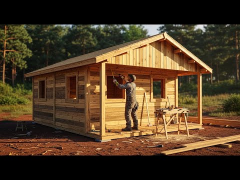 Building a Log Cabin in the Mountains – One Year of Hard Work and Dreams