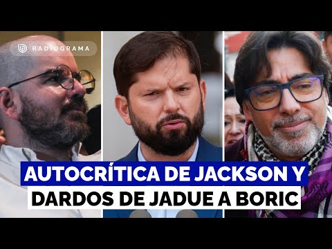 ¿División en el oficialismo? Las reacciones a autocrítica de Jackson y los dardos de Jadue a Boric