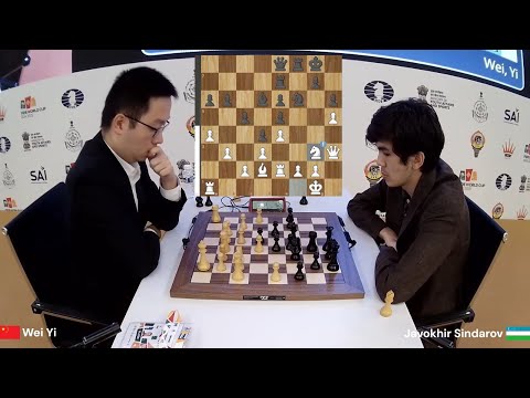 Wei Yi (2758) vs Javokhir Sindarov (2688) - Final - FIDE World Cup 2025