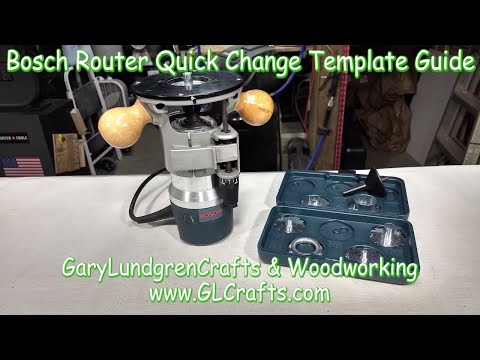 Bosch Router Quick Change Bushing Guide & Porter*Cable Compatible Ep.2018-12