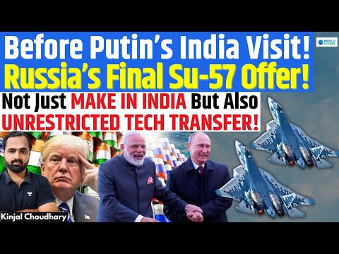 Putin’s Final Offer To India: Full Su-57 Tech Transfer! Free Engine & Stealth Tech For AMCA! Kinjal