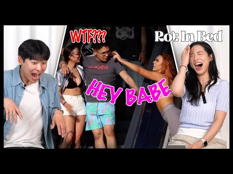 Koreans React to Wild American Pranks - "They were cheating???"  | Rot In Bed