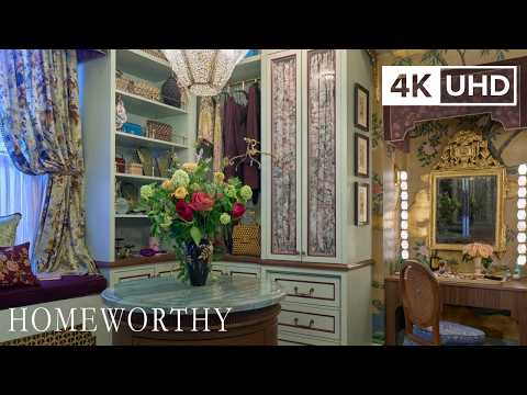 NYC MANSION TOUR | Inside a Parisian-Inspired Dressing Room Filled with Glamour | 4K