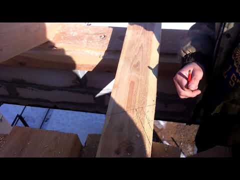 Как запилить стропила 2 часть