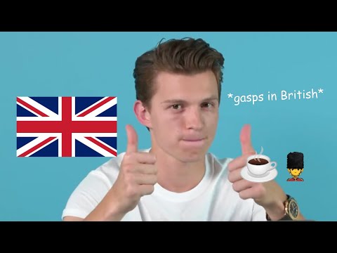 Tom Holland being *VERY* British for 4 minutes and 14 seconds