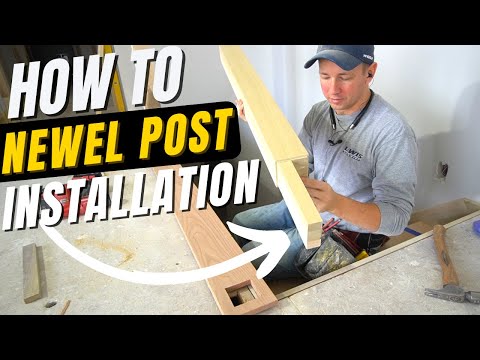 ROCK SOLID Newel Posts - My Secret Sauce for Installing Newel Posts...