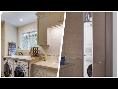 75 Mid-sized Brown Laundry Room Design Ideas You'll Love 🔴