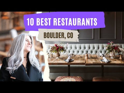 10 best restaurants Boulder CO