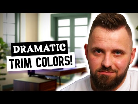 How To Choose Trim Paint That's FUN | Dark Trim Colors