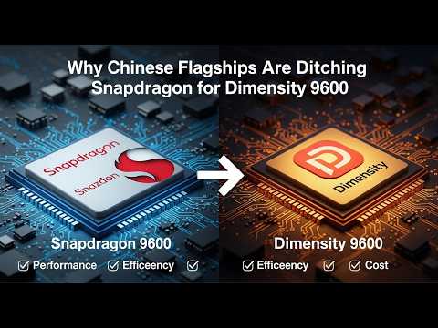 Why Chinese Flagships Are Ditching Snapdragon for Dimensity 9600