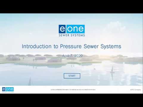 E/One Webinar: Introduction to Pressure Sewer Systems