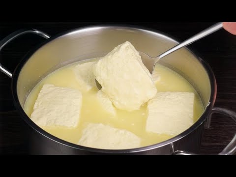 1 kg of cheese from 1 liter of milk! Better than any store-bought cheese!