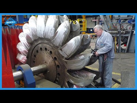 How To Build Hydroelectric Plant On High Mountain. Pelton Turbine & Generator Manufacturing Process