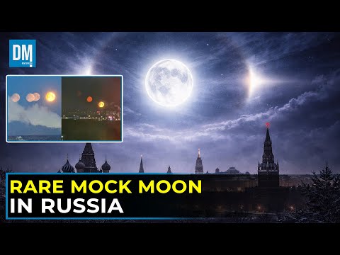 Russia Witnesses Rare βMock Moonβ Phenomenon! | Sky 522 | DM News English