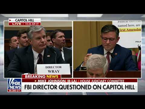 Rep Johnson Questions FBI Director Wray