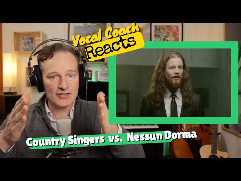 Vocal Coach REACTS - Two Country Singers VS "Nessun Dorma"
