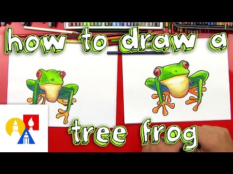 How To Draw A Tree Frog
