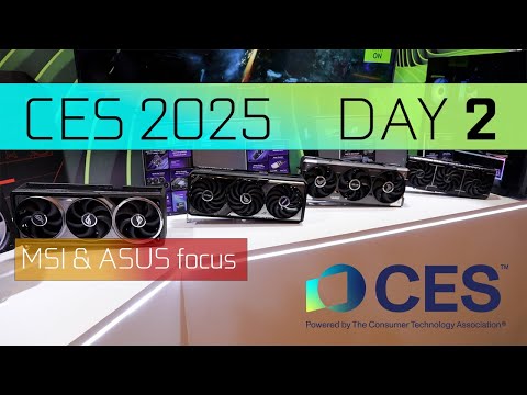 CES 2025 DAY 2 : MSI and ASUS Booth