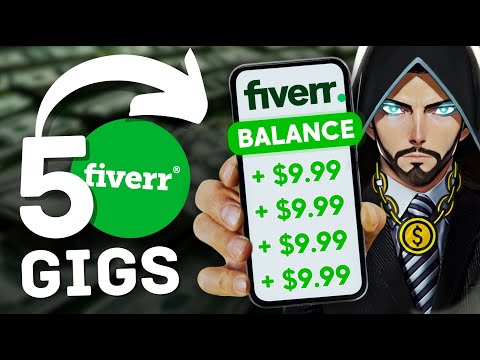 5 Easy Fiverr Gigs with AI to Make Money Fast (No Skills Needed)