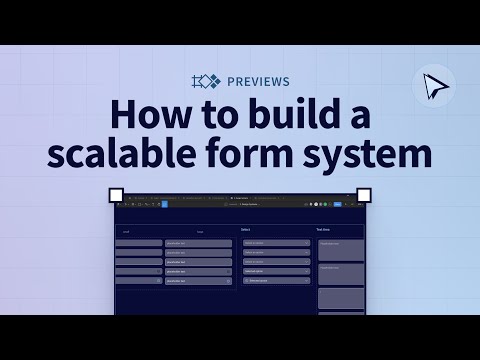 How to build a scalable form system in Figma using nested components