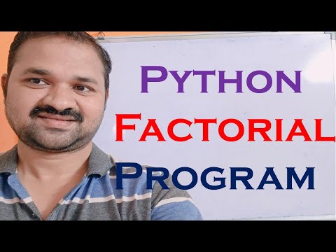 Factorial Program in Python ||  Python Program to print factorial of a given number || Programming