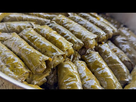 ЭТОТ РЕЦЕПТ ОКАЗАЛСЯ САМЫМ ЛУЧШИМ! ГОТОВЛЮ ВСЁ ЛЕТО И НЕ ТОЛЬКО/ ТОЛМА ИЗ ВИНОГРАДНЫХ ЛИСТЬЕВ