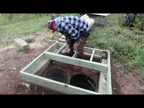 Outhouse Build at the #offgridcabin part 1