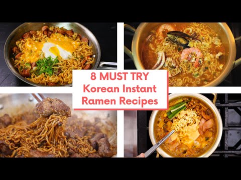 8 MUST TRY Korean Instant Ramen Recipes #BingeWatch
