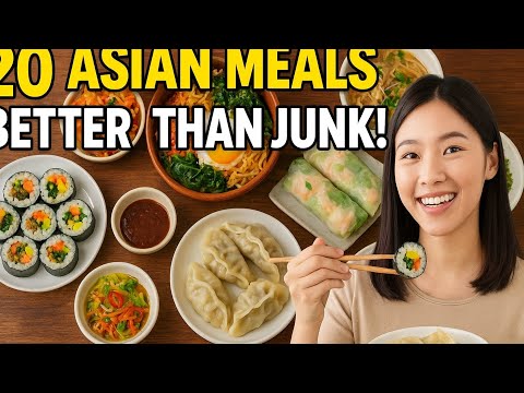 “20 Healthy Korean & Asian Fast Foods You’ll Love — Low calorie, Cheap & Delicious!”