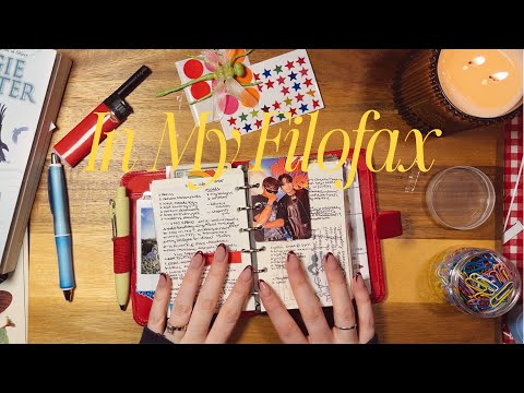 my entire Filofax pocket system as an adhd and anxious girlie 📝
