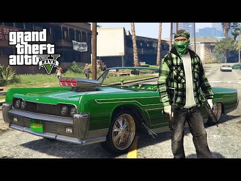 GTA 5 Real Life Thug Mod #34 - FRANKLIN'S LOWRIDER!! (GTA 5 Mods)